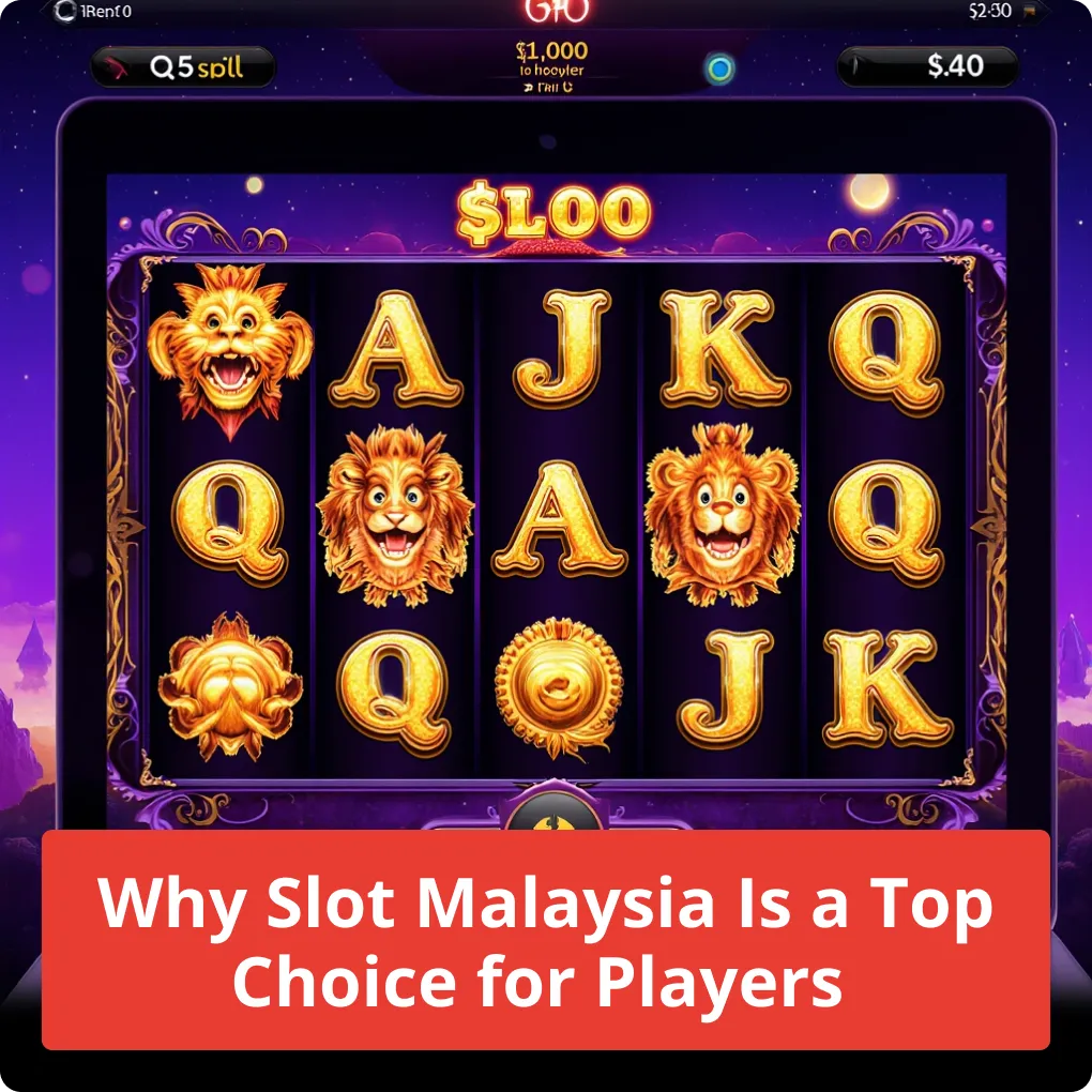 Why Slot Malaysia Is a Top Choice for Players – Reasons Why Slot Malaysia Is a Top Choice for Players