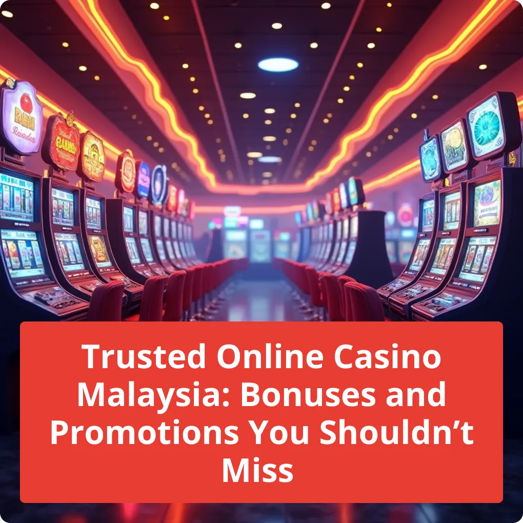 Trusted Online Casino Malaysia: Bonuses and Promotions You Shouldn't Miss â Offers Trusted Online Casino Malaysia: Bonuses and Promotions You Shouldn't Miss